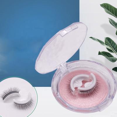 China TKL Wholesale New Design Thick Crystal Self Adhesive False Eyelashes False Eyelashes for sale