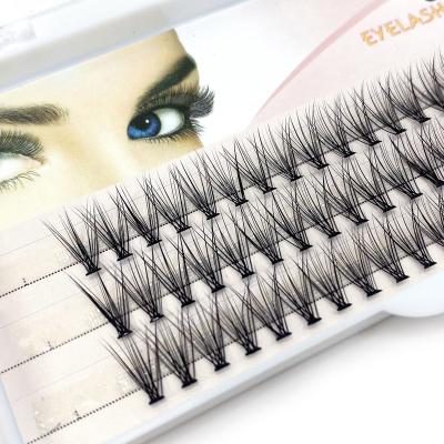 China Natural Promade Lash TKL Private Label Promade Lashes Extensions Chemical Fiber Products Professional Fan Eyelashes for sale