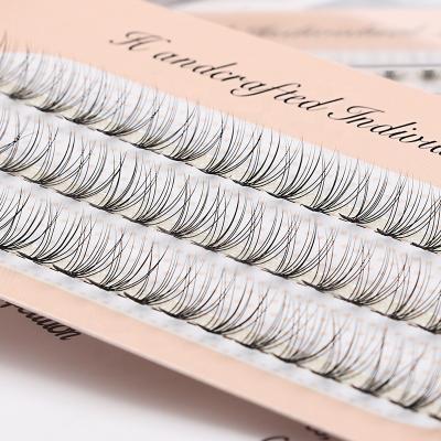 China New TKL Design 10d 30d Natural Premade 20d Fan Thick Graft Planting Handmade Eyelashes for sale