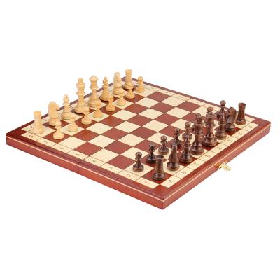 China High Quality Magnetic Marked Folding Chess Set 28x28cm Wooden Chess Board for sale