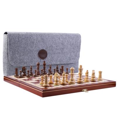 China Board Games Wholesale High Quality Magnetic Card Folding Chess Board Group, Wooden Chess Board Games for sale