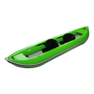 China High Quality Outdoor Portable PVC Tpu PVC Kayak Inflatable Fishing Boat For Sale for sale