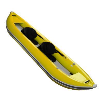 China PVC 2021 2 person canoe cheap fishing inflatable kayak for sale