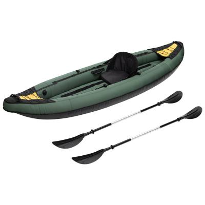 China SUPTAIN PVC Inflatable Kayak Set Fishing Kayak Fishing Canoe Single Seat Inflatable Kayaks for sale