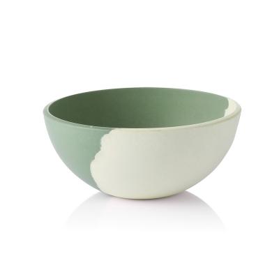 China Sustainable Lekoch Customized Colored Eco Bamboo Fiber Salad Bowl for sale