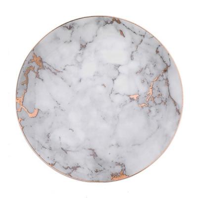 China Marble Sustainable Dish Lekoch Ceramic Dinner Dishes - 25cm for sale