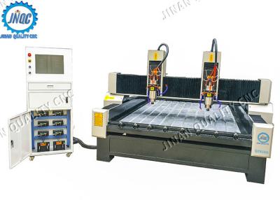 China Dual Spindles C​NC Router Machine , 3D CNC Stone Carving Machine for Stone Carving for sale