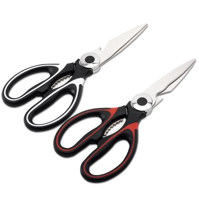 China New Safe Wholesale High Quality Multifunctional Household Kitchen Stainless Steel Scissors Kitchen Scissors For Cutting Meat Poultry for sale