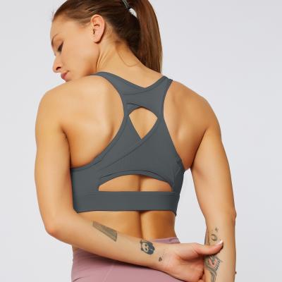 China Wholesale Breathable Gym Yoga Running Bra Tops Sexy Workout Sporty Women Fitness Sports Bra for sale