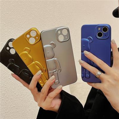 China Custodia shockproof protetiva phone 11 12 13 pro 7 8 max plus XS XR Custodia protetiva blue Klein 3D TPUcoperture mobi for sale