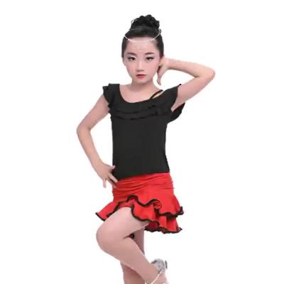 China Dancer Tights Girls Jazz Dancewear Costume Kids Modern Latin Dance Dress Child Dance Tutu Dress for sale