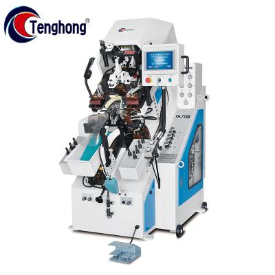 China Factory Tenghong TH-739B Shoe Making Computer Controlled Toe Lasting Machine Computerized Automatic 7 Clamps Ordinary Product for sale