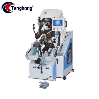 China Factory Tenghong TH-N738A Shoes Making Machines 9Pincers Computerized Automatic Toe Shoe Lasting Machine for sale