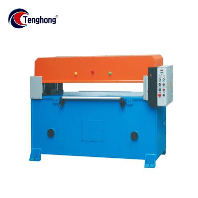 China Factory TEnghong TH-109 Precise 4 Column Vertical Type Leather Gauge Of Shoes Making Cutting Machine Machinery for sale