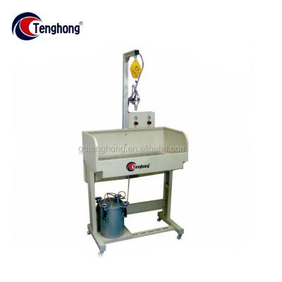 China Tenghong TH-118 factory for shoes making water based adhesive spraying machines for sale