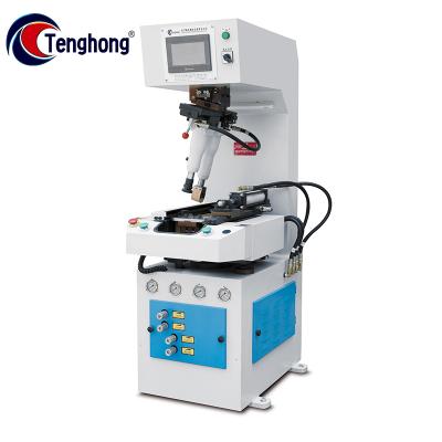 China Tenghong TH-710D China Mini Shoe Machine Retail Easy to Use PLC Control Easy Walled Walled Single Fixing Zapa Machine Para Machine for sale