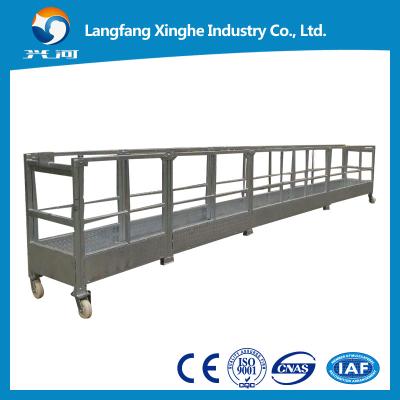 China ZLP LTD63/LTD80 Aluminum temporary suspended working gondola cradle platform for window cleaning for sale