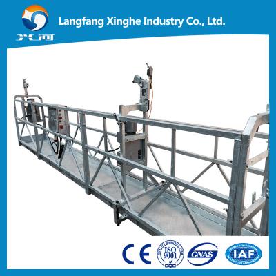 China zlp800 Construction maintenance gondola , aerial suspended access platform , skylift rope cradle with counter weight for sale