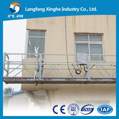 China 8.0KN Hoist suspended working platform , ltd80 hoist gondola , aluminum hanging scaffodling , lift rope cradle for sale