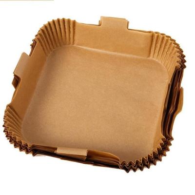 China Reusable Safeair Food Air Fryer Liner Airfryer Mat Non-Stick Paper Protector Reusable Air Fryer Liner Burner Covers for sale