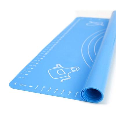 China High Quality Sustainable 40*50 cm, Approved Thickness 0.75MM Non-slip Dough Silicone Pastry Rolling Baking Mat for sale