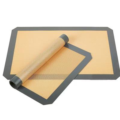 China Large Sustainable Standard Custom Oven Liner Drip Mat Silicone Custom Baking Mat for sale