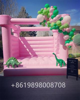 China 13ft Party Pink Bouncer Moon Wedding Popular Rental Inflatable Bounce House Bouncy Park Castle for sale