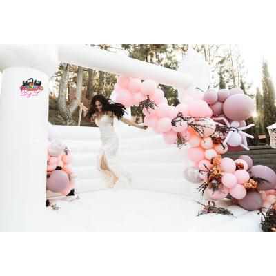 China Popular White Inflatables Inflatable Bouncy Castle PVC Bouncy Jumping Bouncy Castle Inflatable Bouncy Castle For Kids for sale