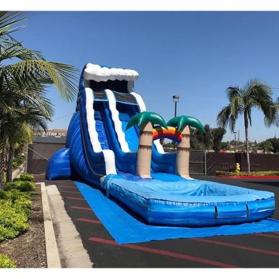 China Cheap Large Inflatable Water Slide PVC With Pool Water Slides Backyard Commercial Inflatable Water Slide for sale