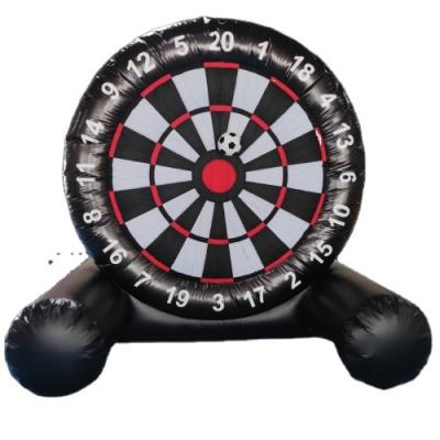 China Factory Rental Popular Inflatable Sports Party Park Soccer Inflatable Dart Shooting Board Game for sale