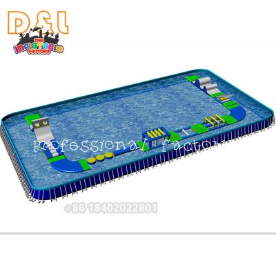 China Large Amusement Park Shopping Mall School Guangzhou Inflatable Floating Lake Aqua Park Water Playground Equipment For Sale for sale