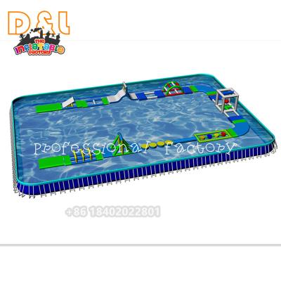 China Amusement Park Shopping Mall School Water Sport Inflatable Floating Game Outdoor Sports Inflatable Water Park for sale