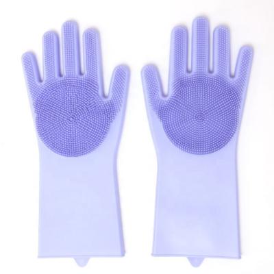 China Viable Silicone Dish Accessories Kitchen Gloves Silicone Washing Tools for sale