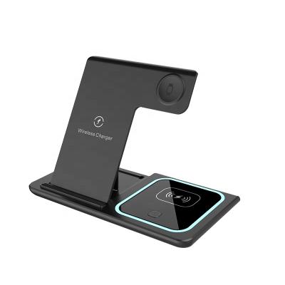 China New Product Hot Selling Portable Folding Mobile Phone Charger 2 in 1 Wireless Charger for sale