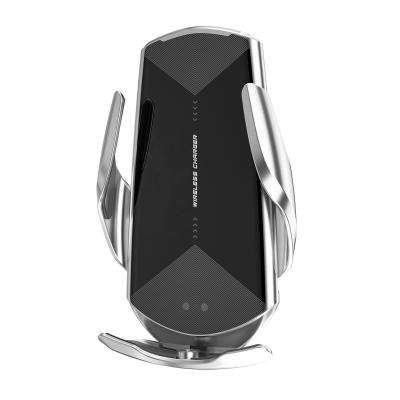 China High Quality Competitive Price Open Stand Cell Phone Wireless Holder/Car Mobile Phone Holder Automatic And Narrow Car Wireless Charger for sale