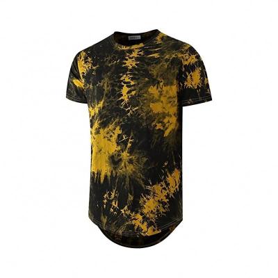 China Breathable Cotton Tie Dye Custom T Shirt Men High Quality 100% Short Sleeve T-Shirt For Summer for sale