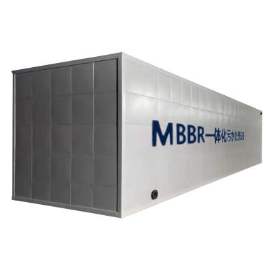 China Water Treatment Containerized Portable MBBR Water Treatment Plant For Garbage Sewage Treatment for sale