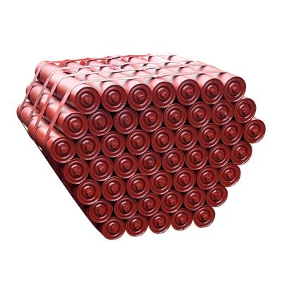 China Belt Conveyor Waiting Rollers High Quality Heat Resistant Steel Size Customized Roller For Mining Steel Idler 108mm for sale