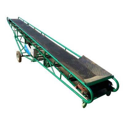 China Transport Materials Good Quality Sand Stone Belt Conveyor Movable Multifunctional Rubber Conveyor Belt for sale