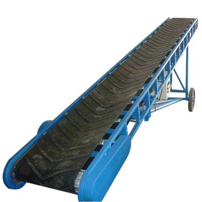 China Impact Resistance Hotsale Mobile Portable Abrasion and Dirt Conveyor Belt Conveyor System for Truck Loading Unloading for sale