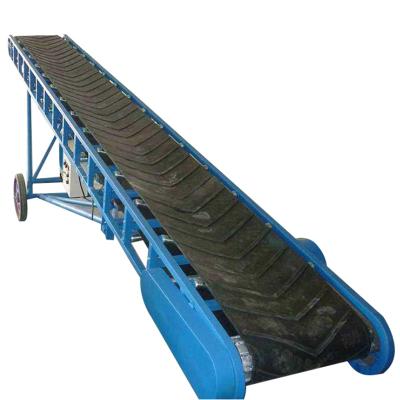 China Abrasion and Impact Resistance Manufacturer Portable Incline Belt Conveyor System for Bag/Sand Bulk Loading Unloading for sale