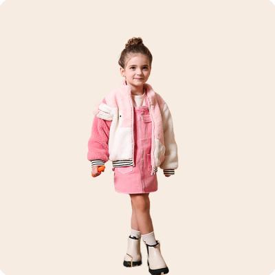 China Anti-wrinkle Hot sale 2022 fashion cute girls children winter coat for wholesale for sale