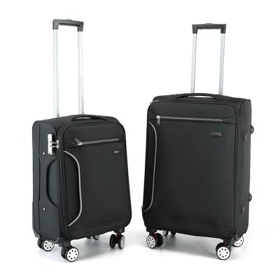 China OEM Hard Shell Fashion Trolley Luggage Trolley Case Travel Bag Soft Luggage Set Oxford Cloth Carry On Hand Luggage Cabin Suitcase With Spinner Rolling Wheels for sale