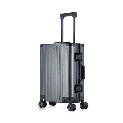 China Shell Trolley Luggage OEM Designer Luxury Aluminum Carry On Suitcase Cover Travel Hard Trolley Bags Luggage Sets With Spinner Wheels for sale