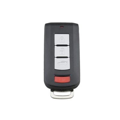 China Plastic+Metal Locksmith Supplies Key 3+1 Button Cover Remote Car Lock Smart Auto Key Remote Key Car Lock For Mitsubishi for sale