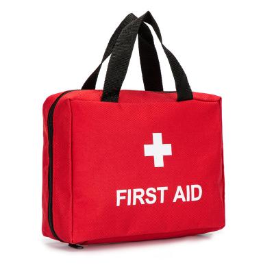 China Durable Portable Red First Aid Bag Travel Rescue Pouches Storage Emergency Survival Medicine Empty Bag For Car Home Office Outdoors for sale