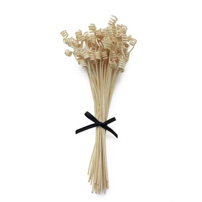 China Viable Wholesale Home Fragrance Reed Diffuser Refills Curly Rattan Stick for sale