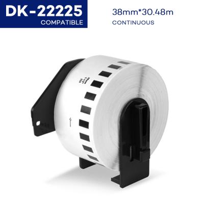 China Compatible DK22225 Heat Sensitive Paper Roll Waterproof Shipping Label For QL Label Printer for sale