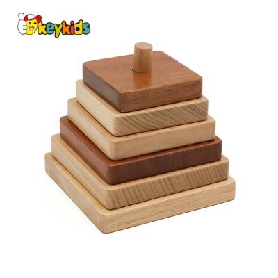 China Building Toy Top Selling Game Baby Educational Stacking Wooden Blocks For Wholesale W13D217 for sale