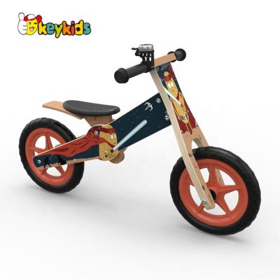 China Ride On Toy 2019 Original Design Safety Wooden Baby Bike With Customize W16C267 for sale